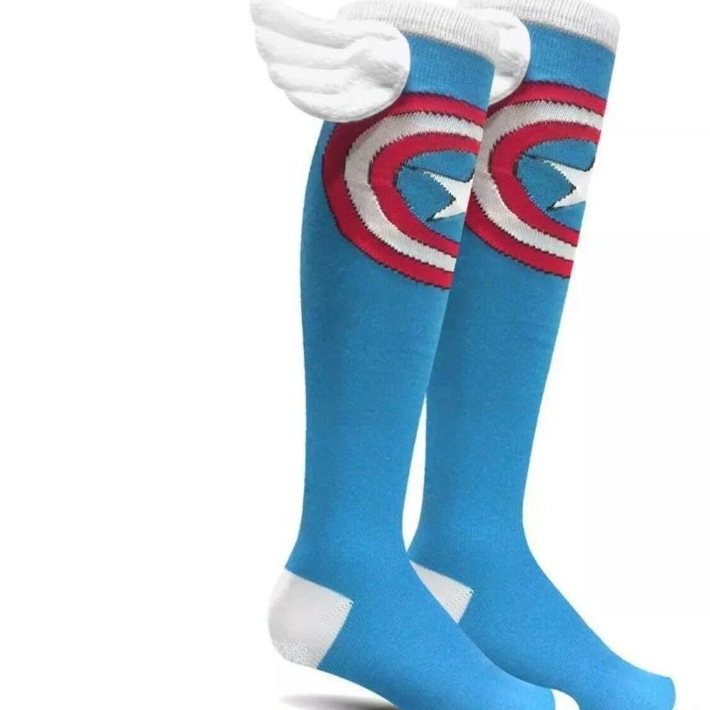 COPY - Captain America Super Hero Knee High Socks…